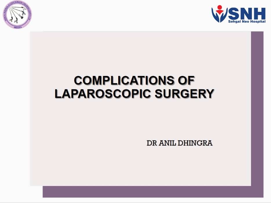 complication laproscopic