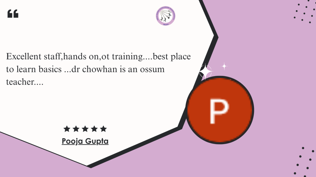 Laparoscopic surgery student sharing feedback on SMASTI training