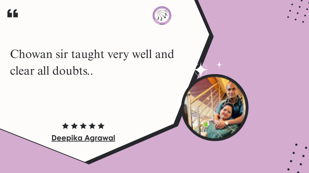 Laparoscopic surgery graduate giving a positive Google review